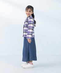 Cropped Flannel Jacket