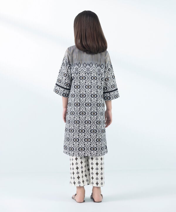 2 Piece - Embroidered Cambric Suit (KID)