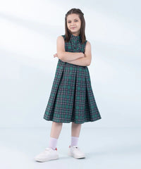 Checkered Poplin Dress