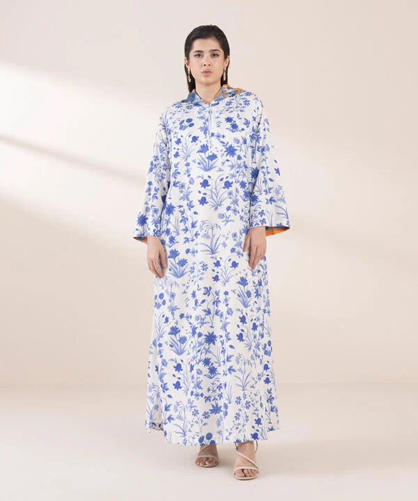 Printed Satin Shirt