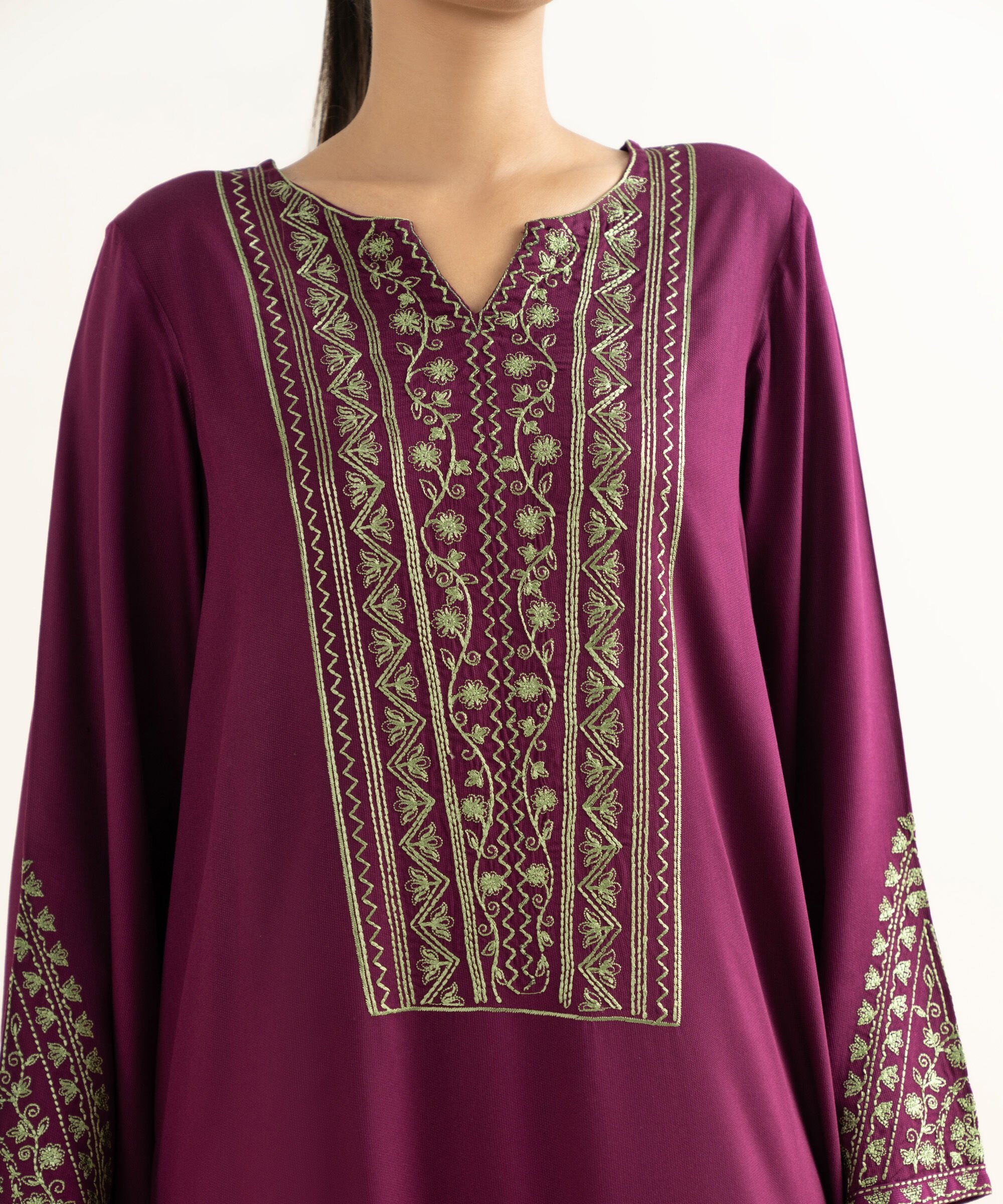 Embroidered Bedford Suit
