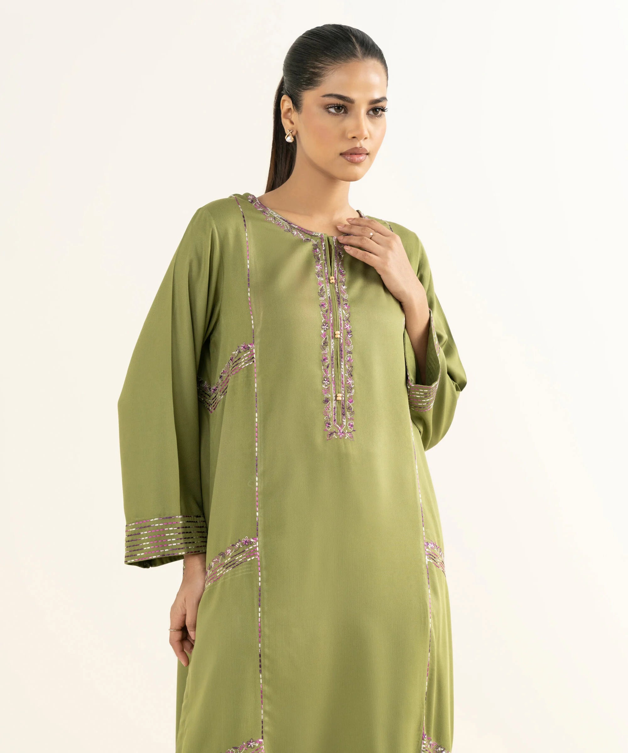 Embroidered Bedford Suit