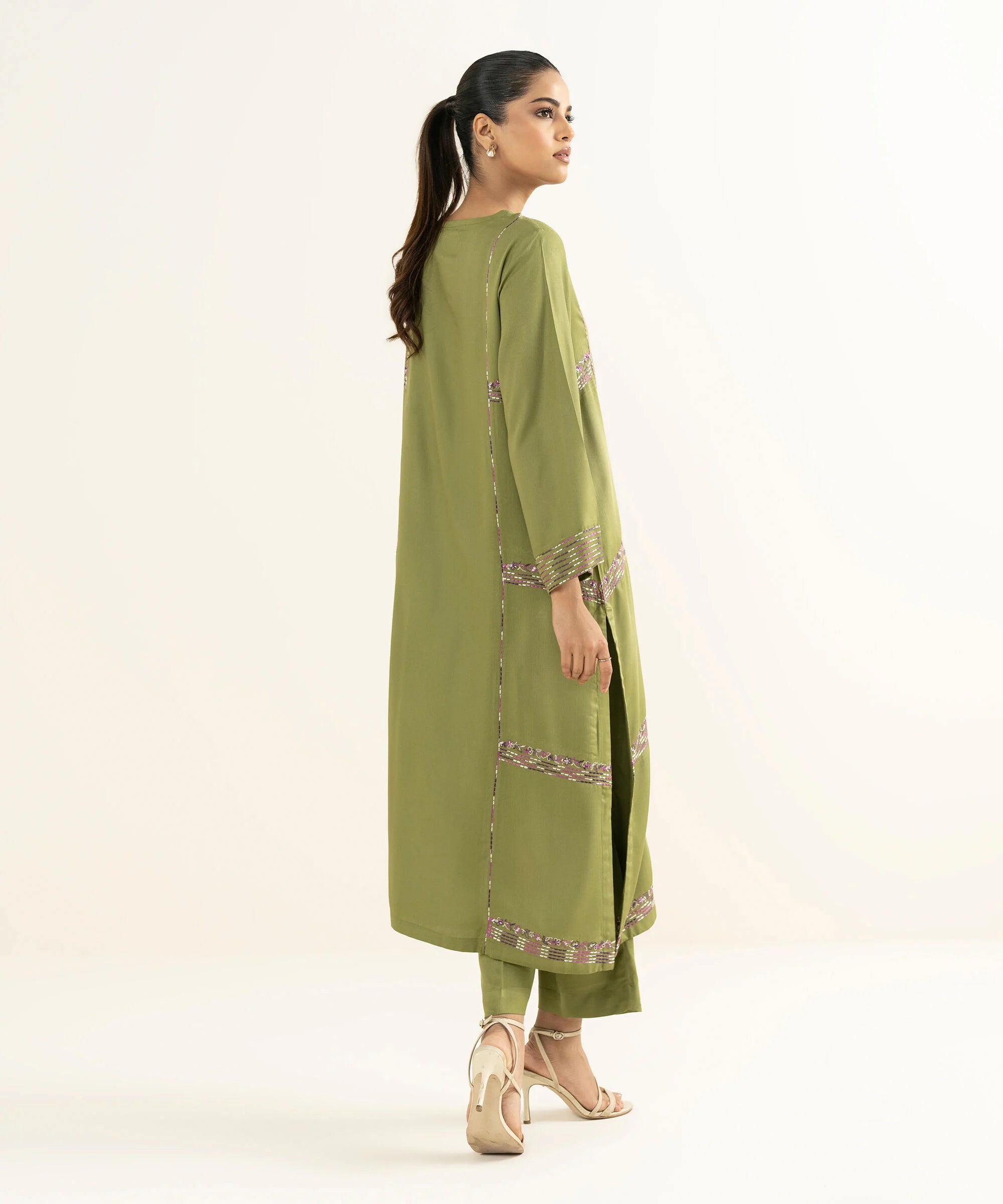 Embroidered Bedford Suit