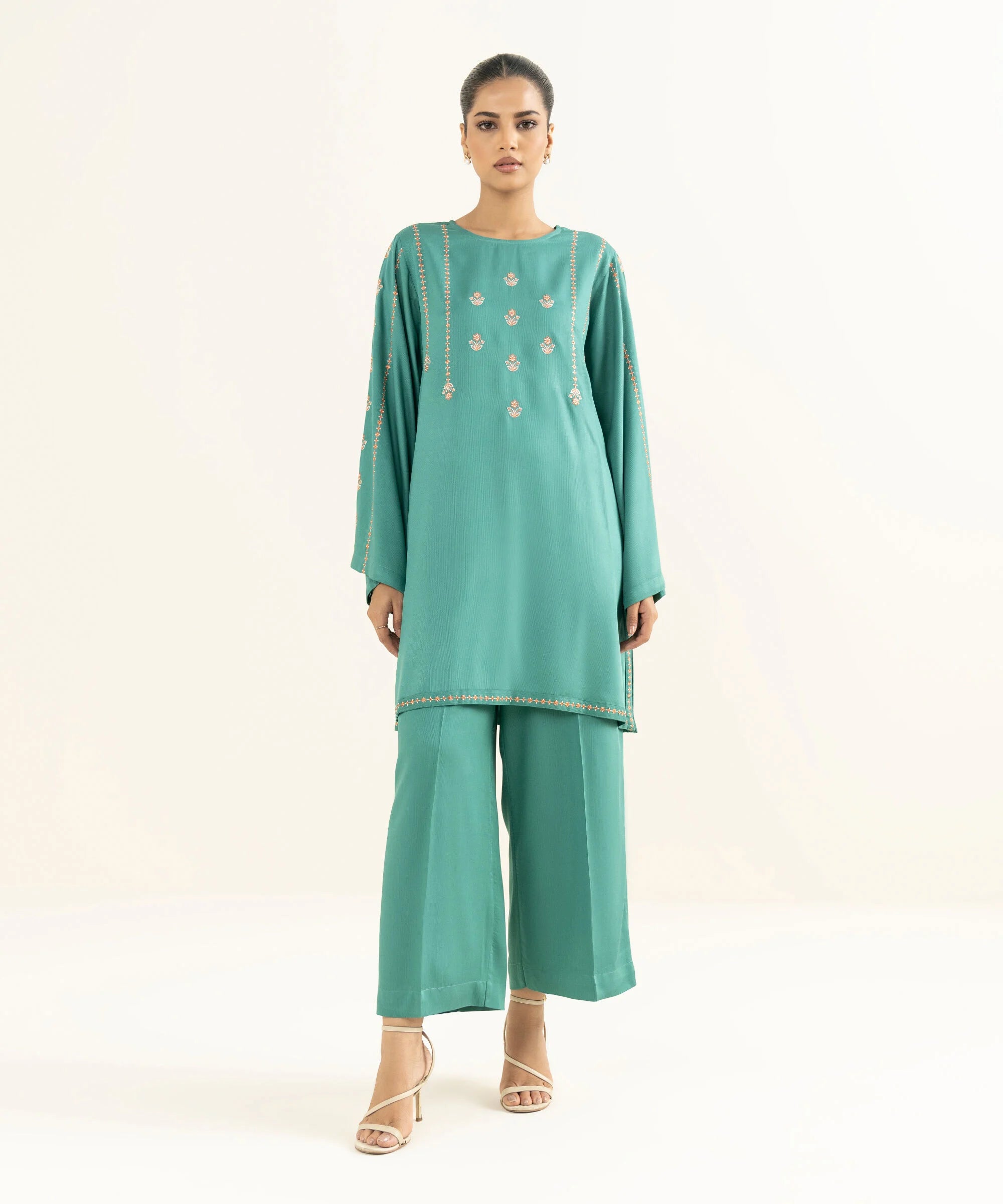Embroidered Bedford Suit