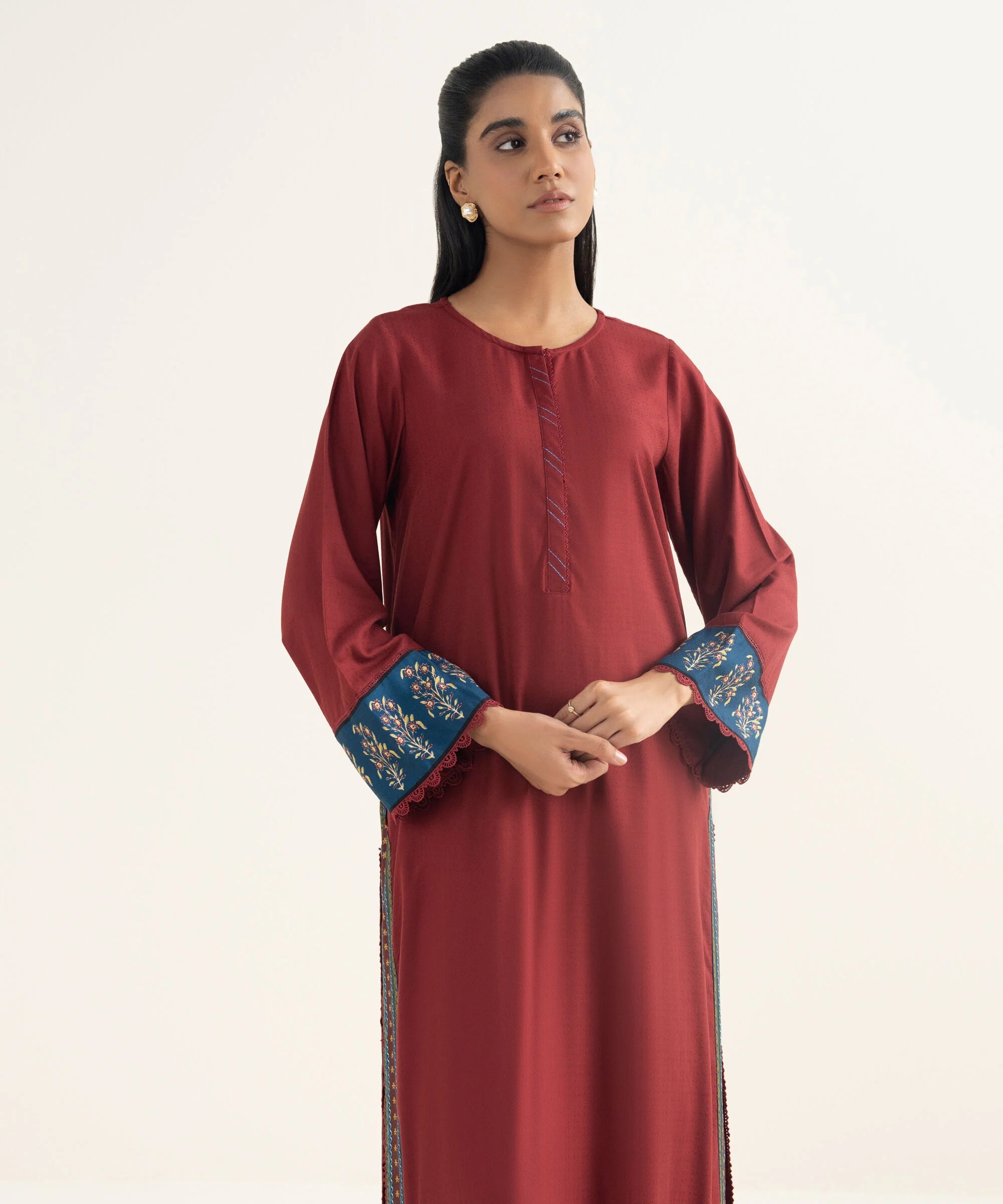 Textured Viscose Shirt