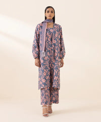 Printed Khaddar Shirt