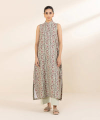 Printed Khaddar Shirt