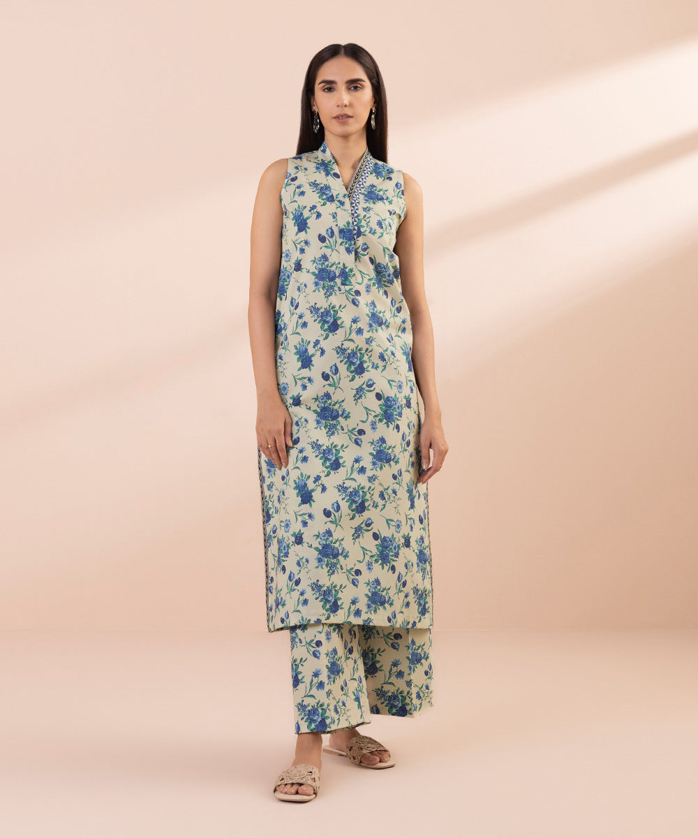 2 Piece - Printed Lawn Suit