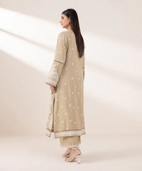 Embroidered Raw Silk Shirt