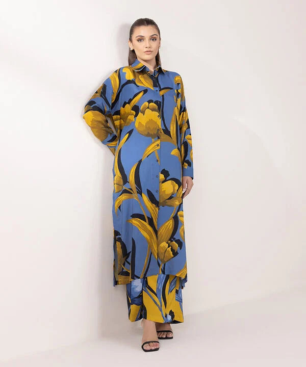 Printed Linen Shirt