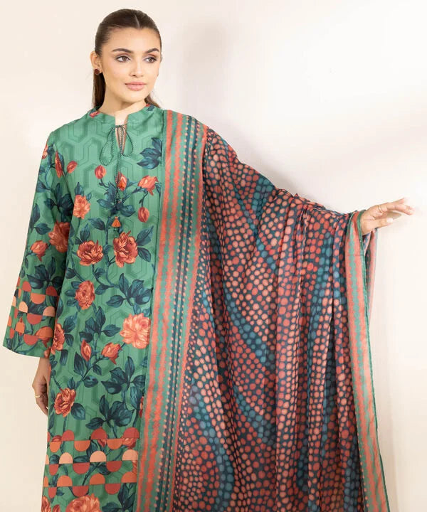 2 Piece - Printed Lawn Suit