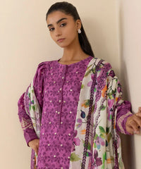2 Piece - Embroidered Lawn Suit