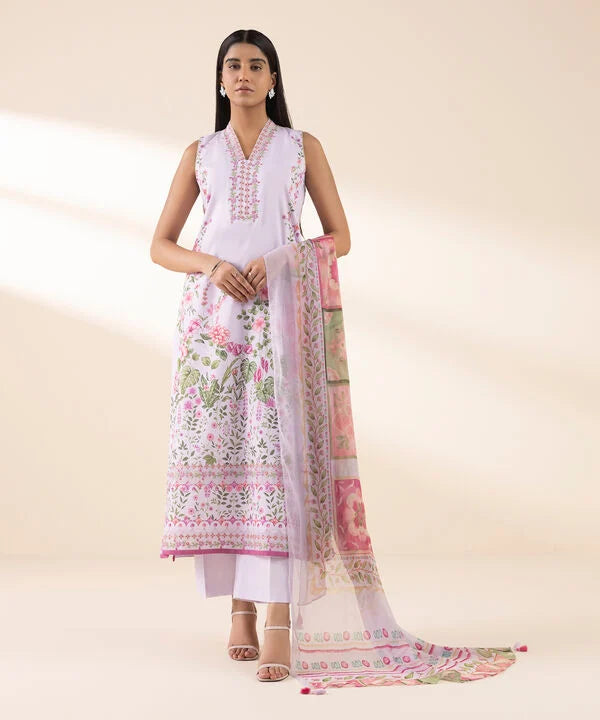 2 Piece - Embroidered Lawn Suit