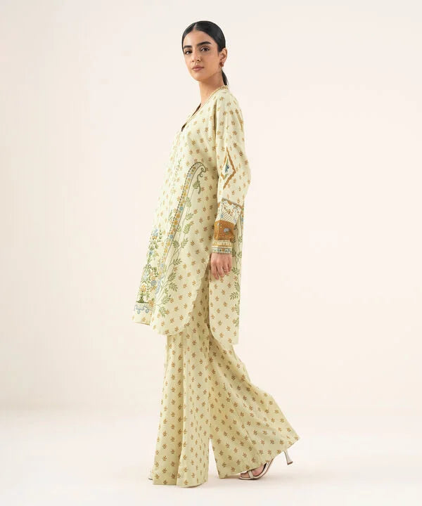 2 Piece - Printed Viscose Khaddar Suit