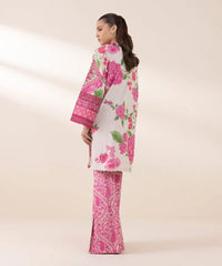 2 Piece - Embroidered Silk Suit