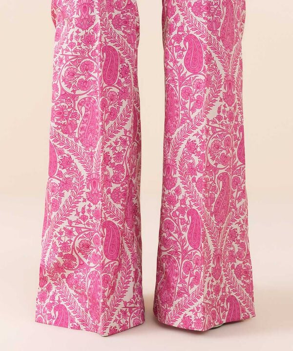 2 Piece - Embroidered Silk Suit