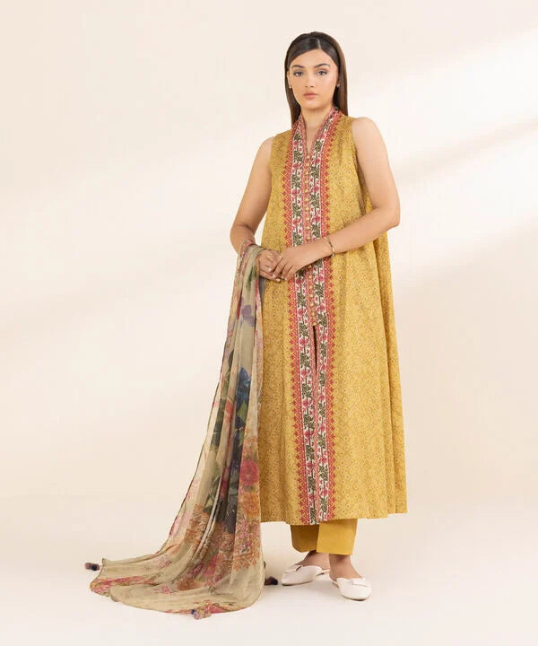3 Piece - Printed Lawn Suit