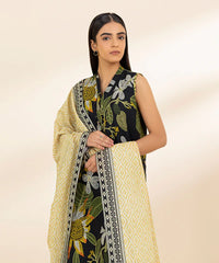 3 Piece - Printed Khaddar Suit