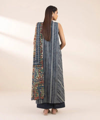 3 Piece - Printed Zari Lawn Suit