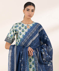 3 Piece - Printed Lawn Suit