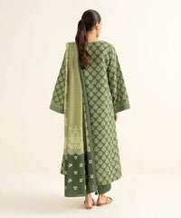 3 Piece - Printed Light Khaddar Suit