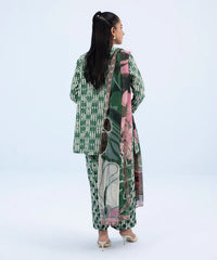 3 Piece - Embroidered Khaddar Suit