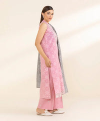 3 Piece - Embroidered Jacquard Suit