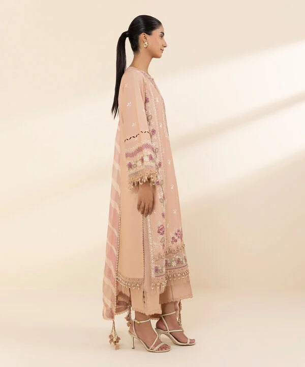3 Piece - Embroidered Lawn Suit