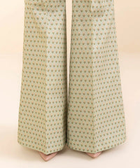 3 Piece - Embroidered Cotton Satin Suit