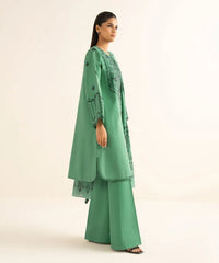 3 Piece - Embroidered Light Khaddar Suit