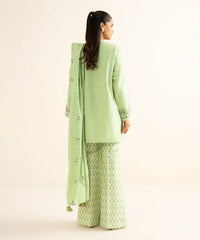 3 Piece - Embroidered Khaddar Suit