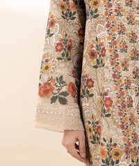 2 Piece - Embroidered Light Khaddar Suit