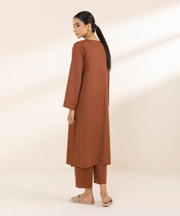 Solid Cotton Viscose Shirt