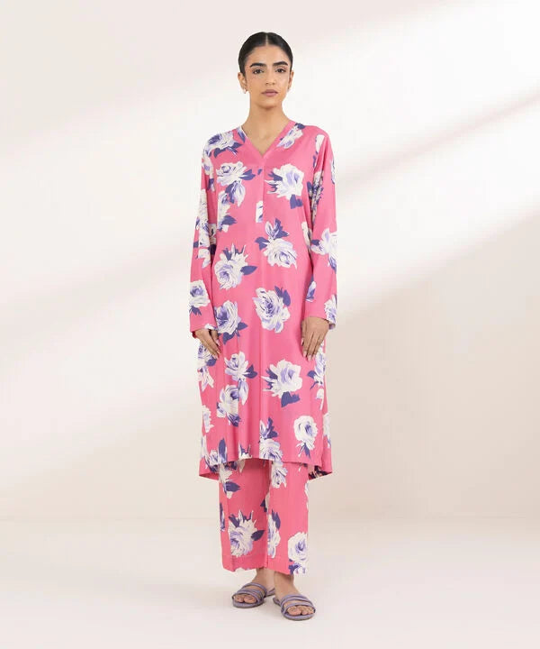 Printed Arabic Lawn Shirt