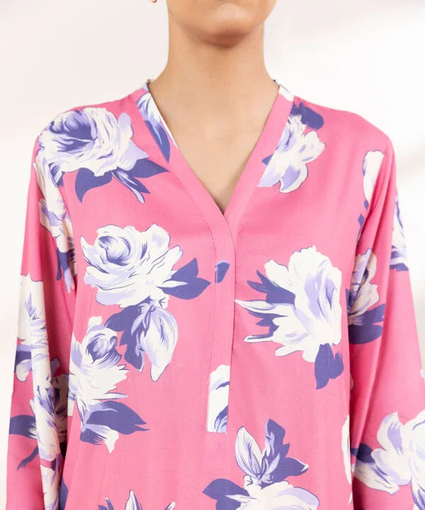 Printed Arabic Lawn Shirt