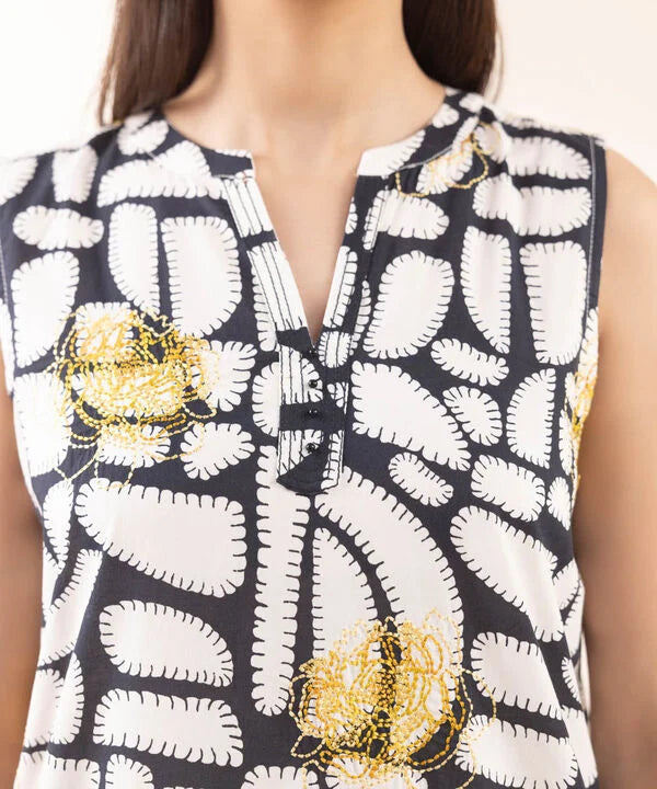 Embroidered Cambric Shirt