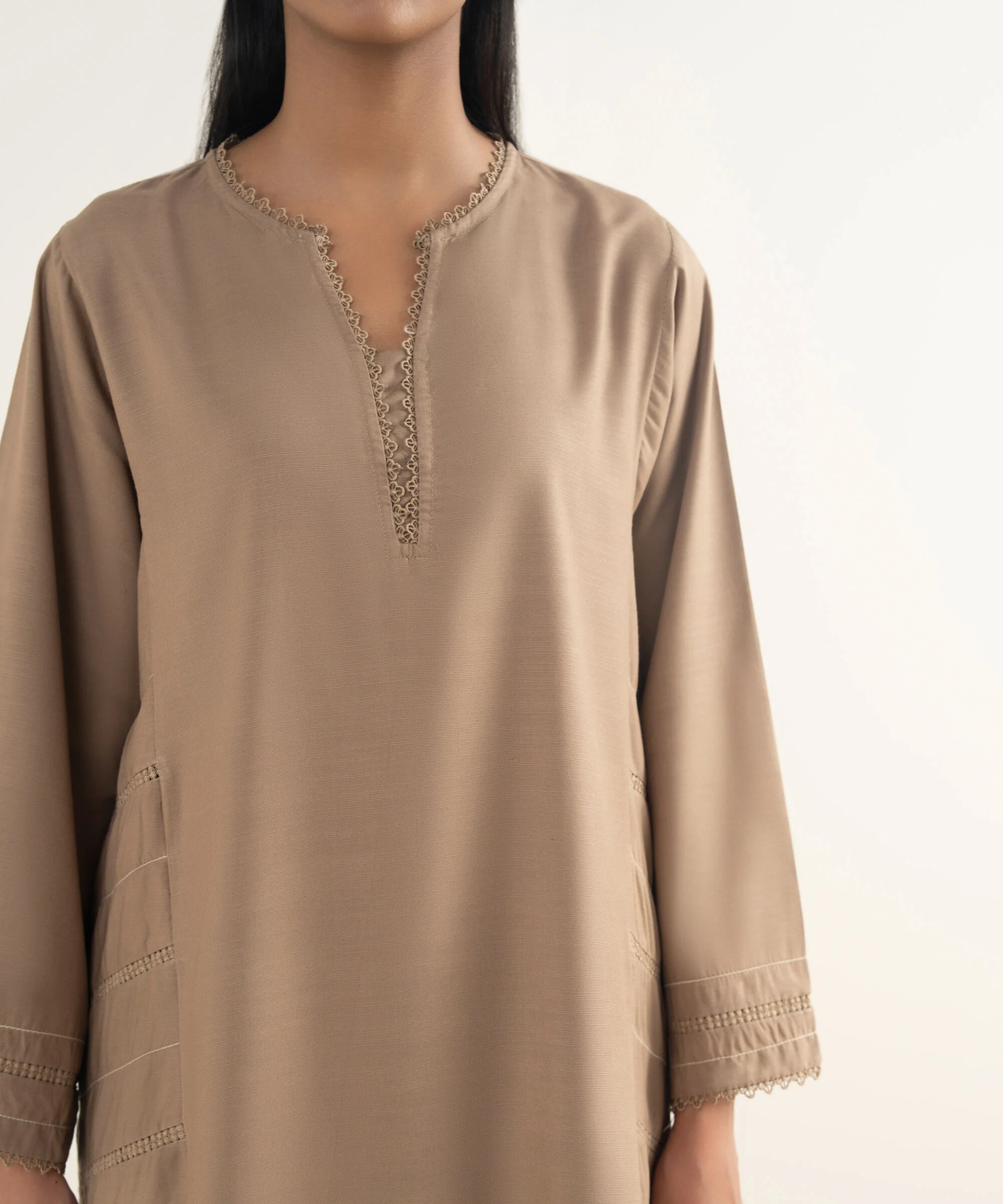 Solid Khaddar Shirt