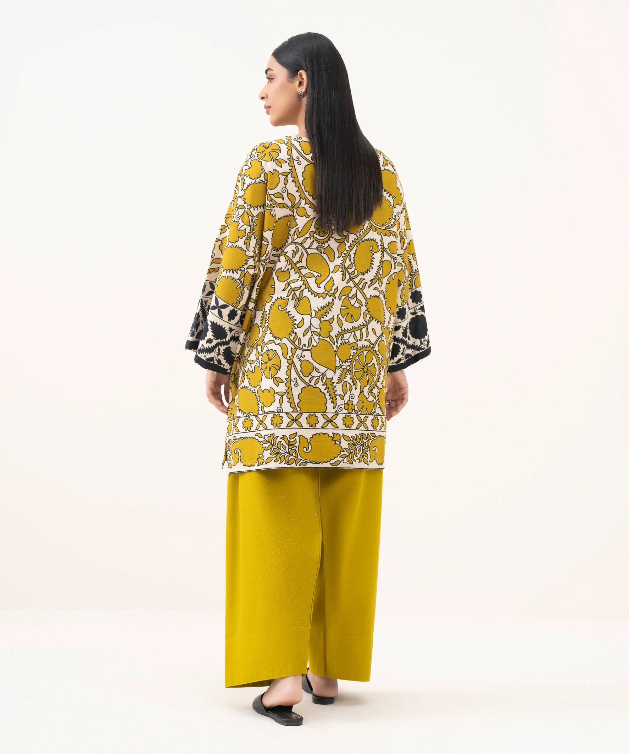 Printed Light Khaddar Shirt
