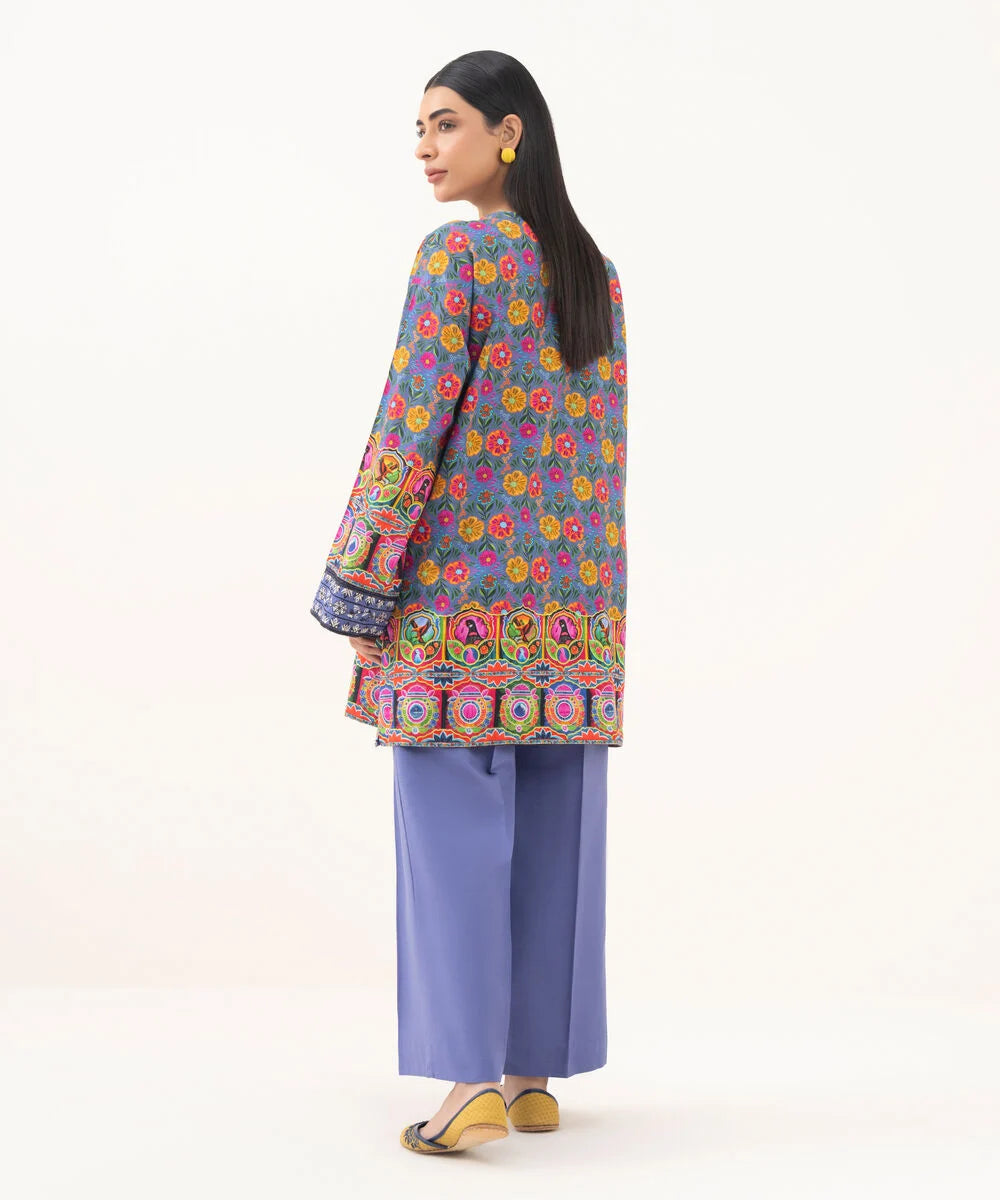 Embroidered Light Khaddar Shirt