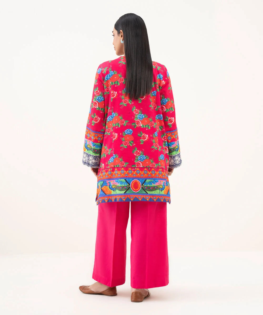 Embroidered Light Khaddar Shirt