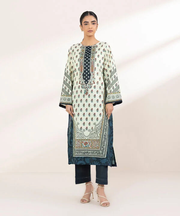 Printed Crosshatch Shirt