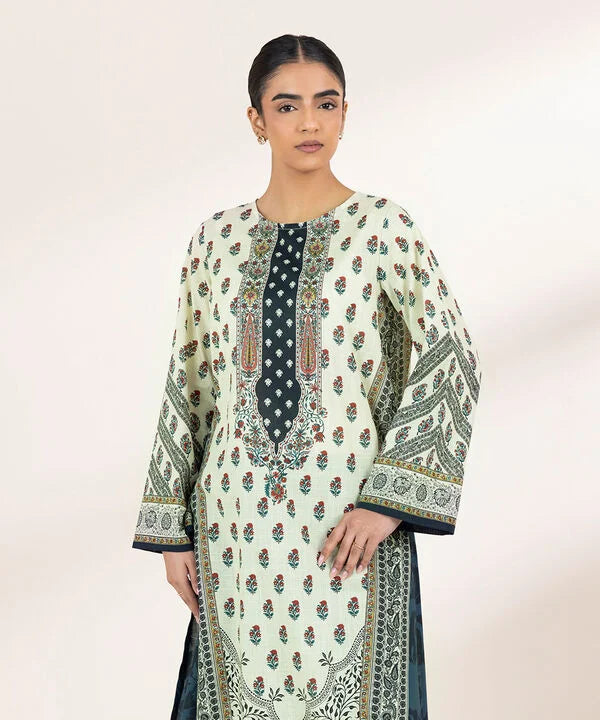 Printed Crosshatch Shirt