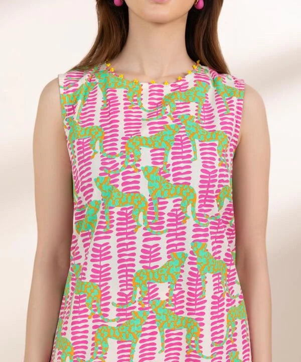 Printed Cambric Shirt