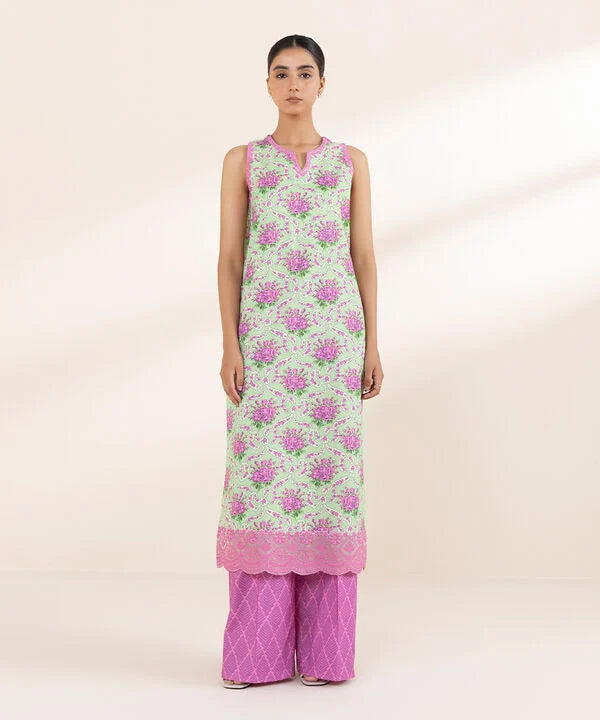 2 Piece - Embroidered Lawn Suit