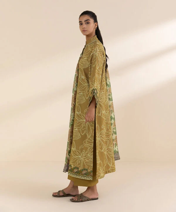 3 Piece - Embroidered Lawn Suit