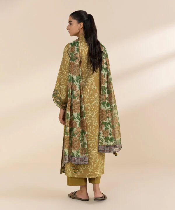 3 Piece - Embroidered Lawn Suit