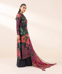 3 Piece - Embroidered Cotton Suit