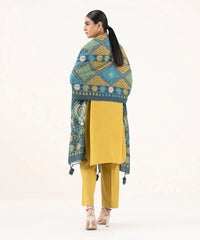 3 Piece - Embroidered Khaddar Suit