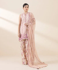3 Piece - Embroidered Jacquard Suit