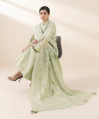 3 Piece - Embroidered Jacquard Suit